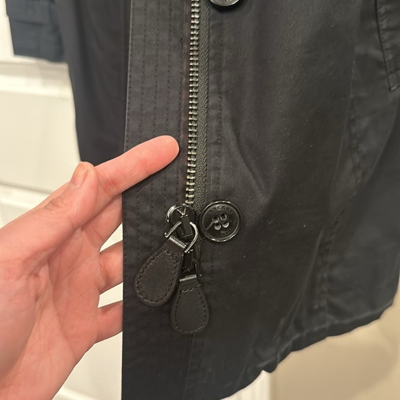 Burberry Brit Trench coat black removable hood check lining EXCELLENT condition - Picture 13 of 17